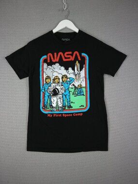 Nasa My First Space Camp Graphic Tee Small